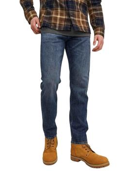 Pantalon Vaquero Jack and Jones Denim Oscuro