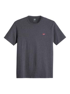 Camiseta Levis Original Logo Gris para Hombre