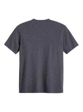 Camiseta Levis Original Logo Gris para Hombre