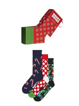 Pack Cacetines Happy Socks Navidad