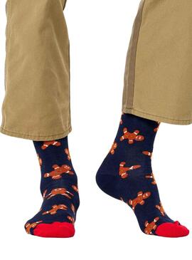 Calcetines Happy Socks Gingerbread Marino