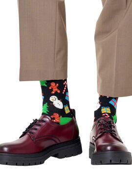 Calcetines Happy Socks Xmas Negro