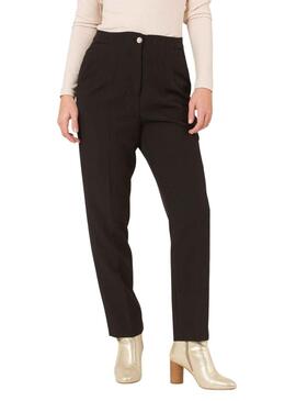 Pantalón Naf Naf Basic Negro para Mujer