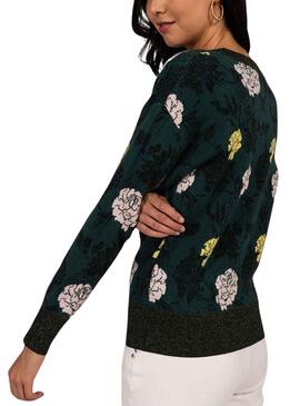Jersey Naf Naf Galla Verde para Mujer