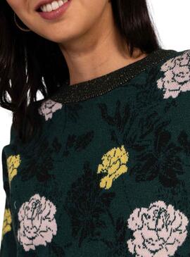 Jersey Naf Naf Galla Verde para Mujer