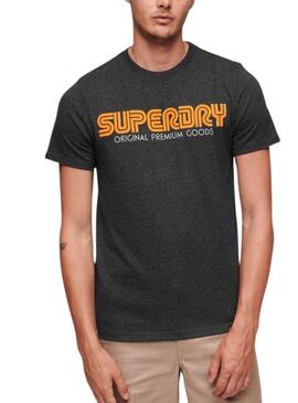 Camiseta Superdry Repeat Marino para Hombre