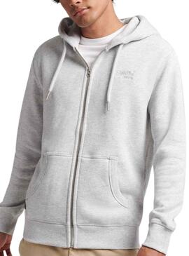 Sudadera Supedry Glaciar Gris para Hombre