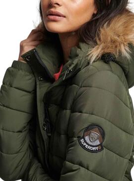 Cazadora Superdry Line Fuji Verde para Mujer