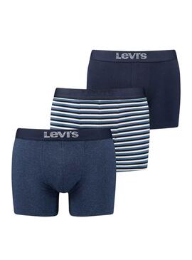 Calzoncillos Levis Logo Box Rayas para Hombre