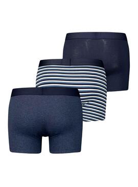 Calzoncillos Levis Logo Box Rayas para Hombre