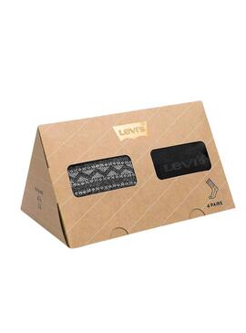Calcetines Levis Reg Cut Negro para Hombre