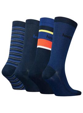 Calcetines Levis Reg Cut Azul para Hombre