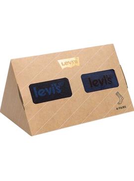 Calcetines Levis Reg Cut Azul para Hombre