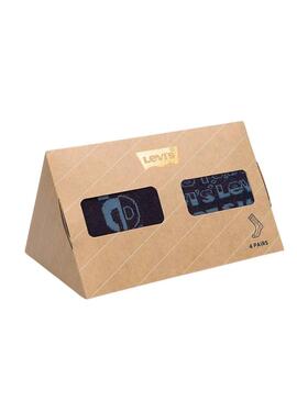Calcetines Levis Reg Cut Marino para Hombre