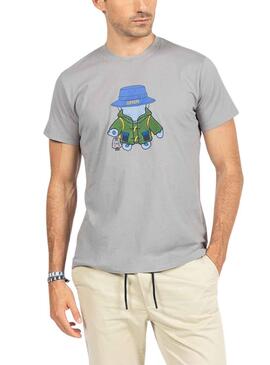 Camiseta El Pulpo Explorer Antracita Para Hombre