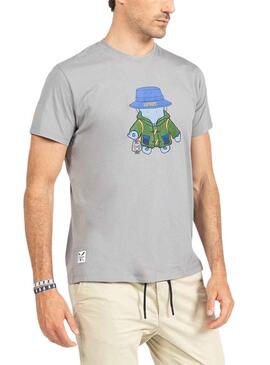 Camiseta El Pulpo Explorer Antracita Para Hombre