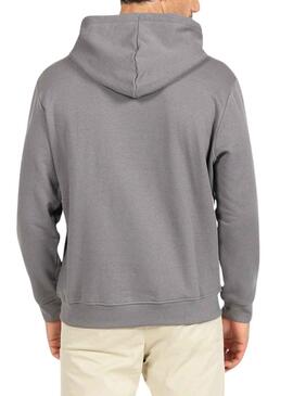 Sudadera El Pulpo Emblem Gris Para Hombre
