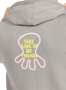 Sudadera El Pulpo Life Legend Gris Para Hombre