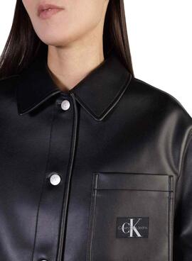 Chaqueta Calvin Klein Utility Negro para Mujer