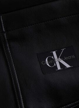 Chaqueta Calvin Klein Utility Negro para Mujer