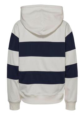 Sudadera Tommy Jeans NYC Blanco para Mujer