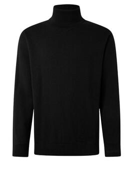 Jersey Pepe Jeans Andre Cuello Alto Negro Hombre