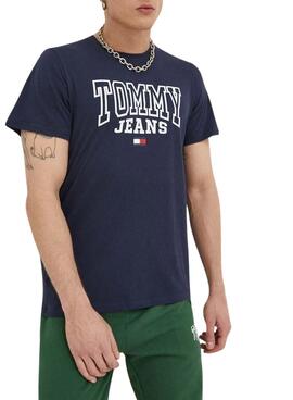 Camiseta Tommy Jeans Entry Marino Hombre