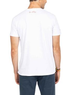 Camiseta El Pulpo Naranjito RFEF Blanco Hombre