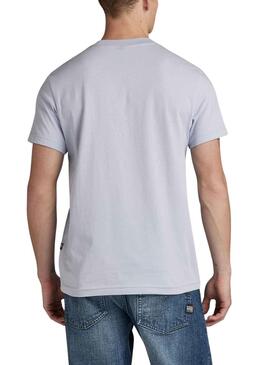 Camiseta G-Star Multi Badge Gris Para Hombre