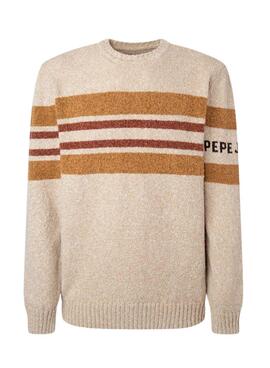 Jersey Pepe Jeans Scott Beige Para Hombre