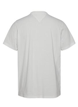 Camiseta Tommy Jeans Entry Blanco para Hombre 