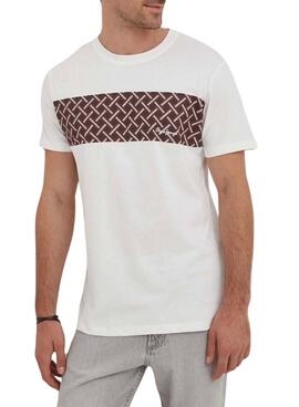 Camiseta Pepe Jeans Kane Beige Para Hombre