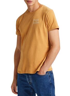 Camiseta Pepe Jeans Kody Amarillo Para Hombre