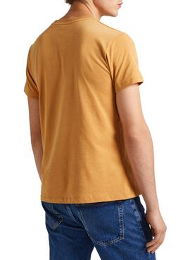 Camiseta Pepe Jeans Kody Amarillo Para Hombre