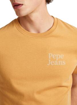 Camiseta Pepe Jeans Kody Amarillo Para Hombre