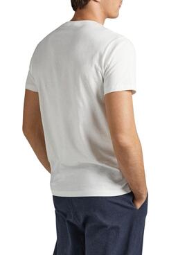 Camiseta Pepe Jeans Wyatt Blanco para Hombre