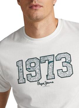 Camiseta Pepe Jeans Wyatt Blanco para Hombre