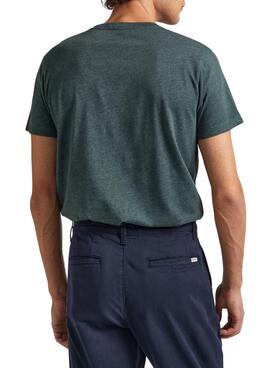 Camiseta Pepe Jeans Nouvel Verde para Hombre