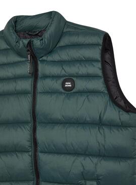 Chaleco Pepe Jeans Balle Verde Para Hombre