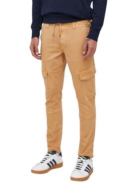 Pantalón Pepe Jeans Jared Beige Para Hombre