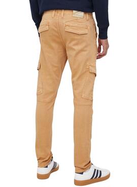 Pantalón Pepe Jeans Jared Beige Para Hombre