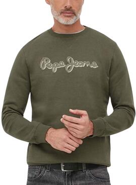Sudadera Pepe Jeans Ryan Crew Verde para Hombre