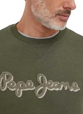 Sudadera Pepe Jeans Ryan Crew Verde para Hombre