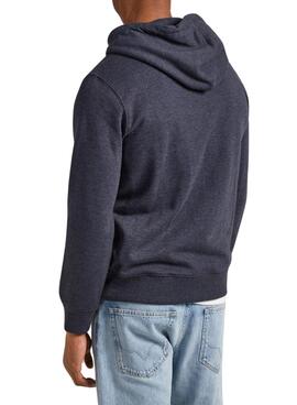 Sudadera Pepe Jeans Nouvel Hoodie Azul Hombre