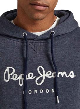 Sudadera Pepe Jeans Nouvel Hoodie Azul Hombre