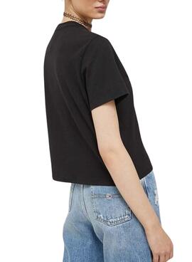 Camiseta Tommy Jeans Classic Luxe 2 Negro Mujer
