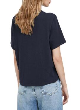 Camiseta Tommy Jeans Modern Prep Marino para Mujer