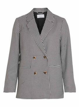 Blazer Vila Vidafny Loose Pata de Gallo para Mujer