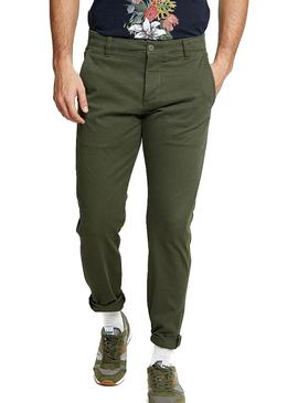 Pantalon Dockers Flex Tapered Verde Hombre