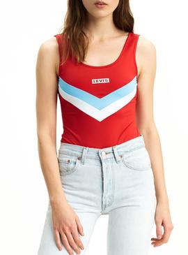 Body Levis Florence Rojo Mujer